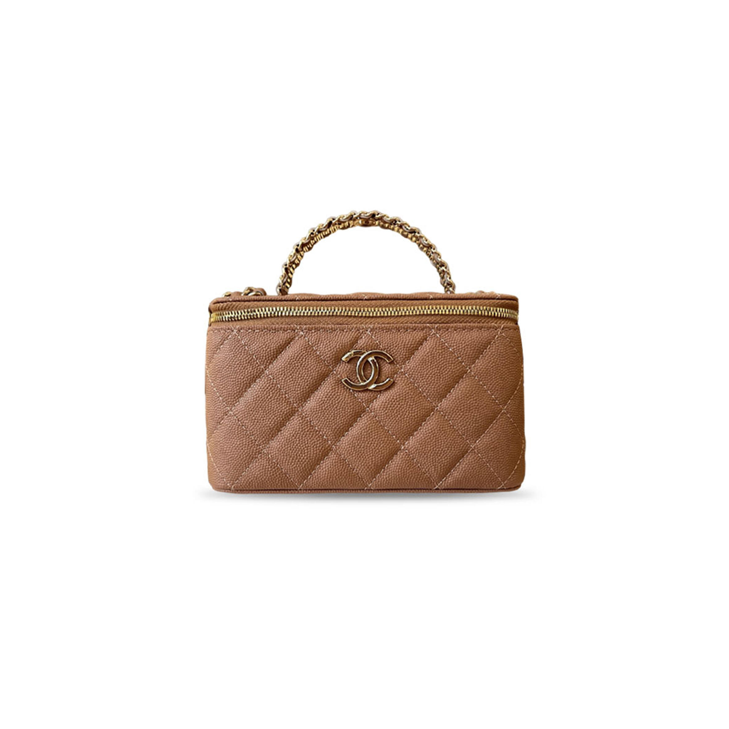 CHANEL MASTER 26C PEARL HANDLE BOX BAG A96182 (17*9.5*8cm)